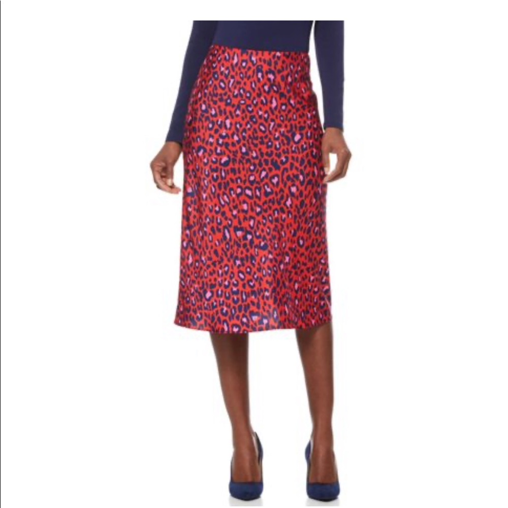 Satin slip skirt